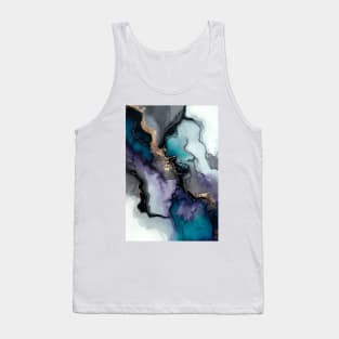 Lucid Dream - Abstract Alcohol Ink Resin Art Tank Top